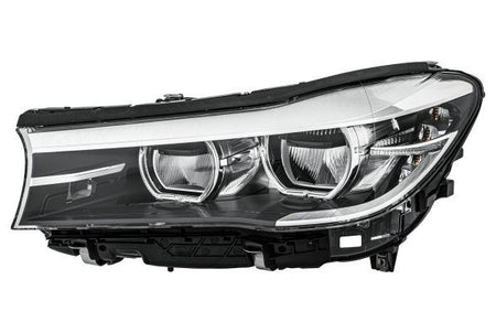 BMW 7 Series Left Headlight, Hella OEM, OEM 63117408713, MPN 1LX 354 854-071