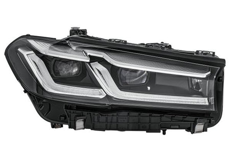 BMW 5 Series G30 G31 Right Headlight, Hella OEM, OEM 63119479264, MPN 1LX 015 449-441