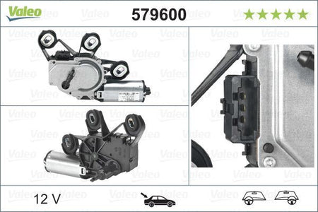 Mercedes-Benz C-Class Rear Wiper Motor, Valeo OEM, OEM 2038200542, MPN 579600