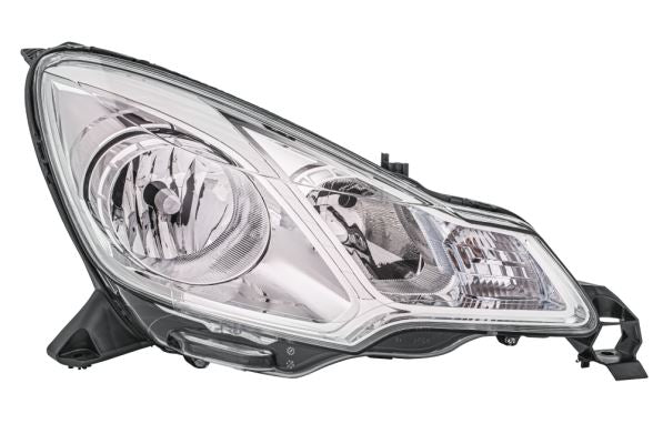 Citroen C3 II Right Headlight | Hella OEM 6206S7, MPN 1EJ 354 674-021 - View 2