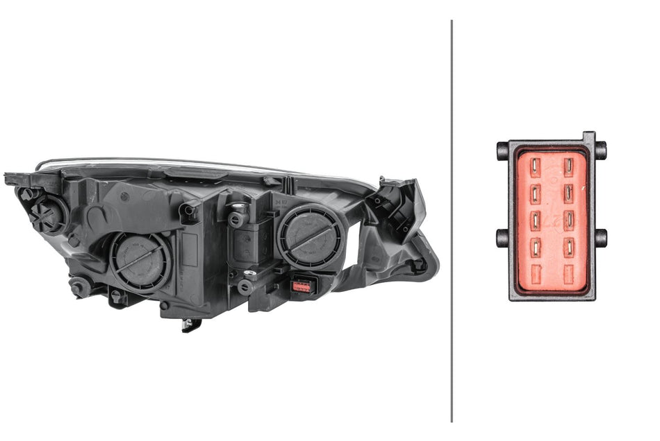 Hella Left Headlight – Vauxhall | OEM 13371599, MPN 1EG 010 011-671 - View 2