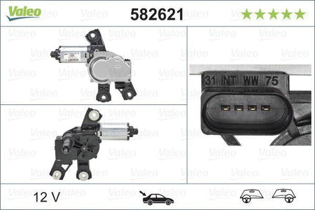 Valeo Rear Wiper Motor for Volkswagen & Seat, OEM quality, OEM 5K6955711B - View 6