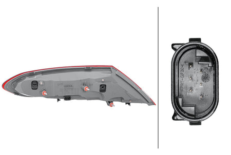 Mercedes-Benz C-Class Right Rear Light, Hella OEM, OEM 205 906 64 00 - View 2