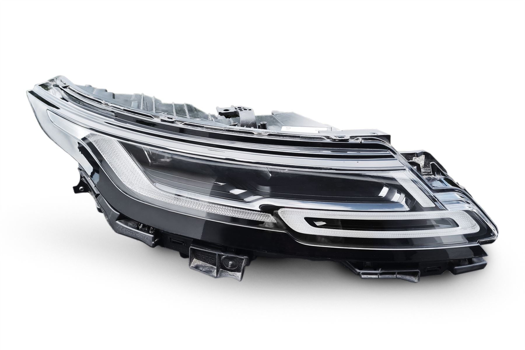 Range Rover Evoque Right Headlight, Valeo OEM, OEM LR116008, MPN 450969