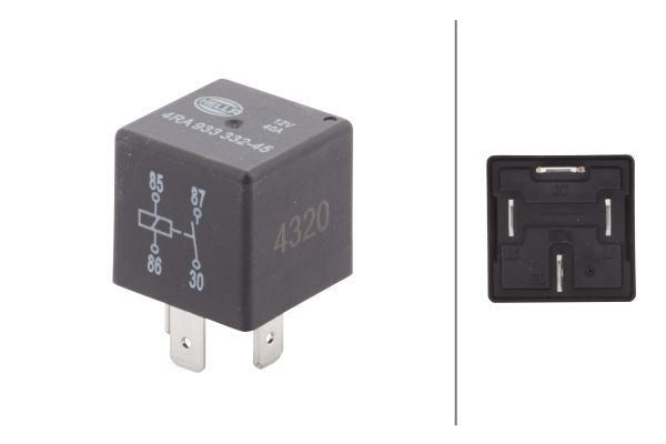 Hella Relay for Audi, Skoda & more, OEM quality, OEM OEM part number for reference only is 141 951 253 B, MPN 4RA 933 332-451