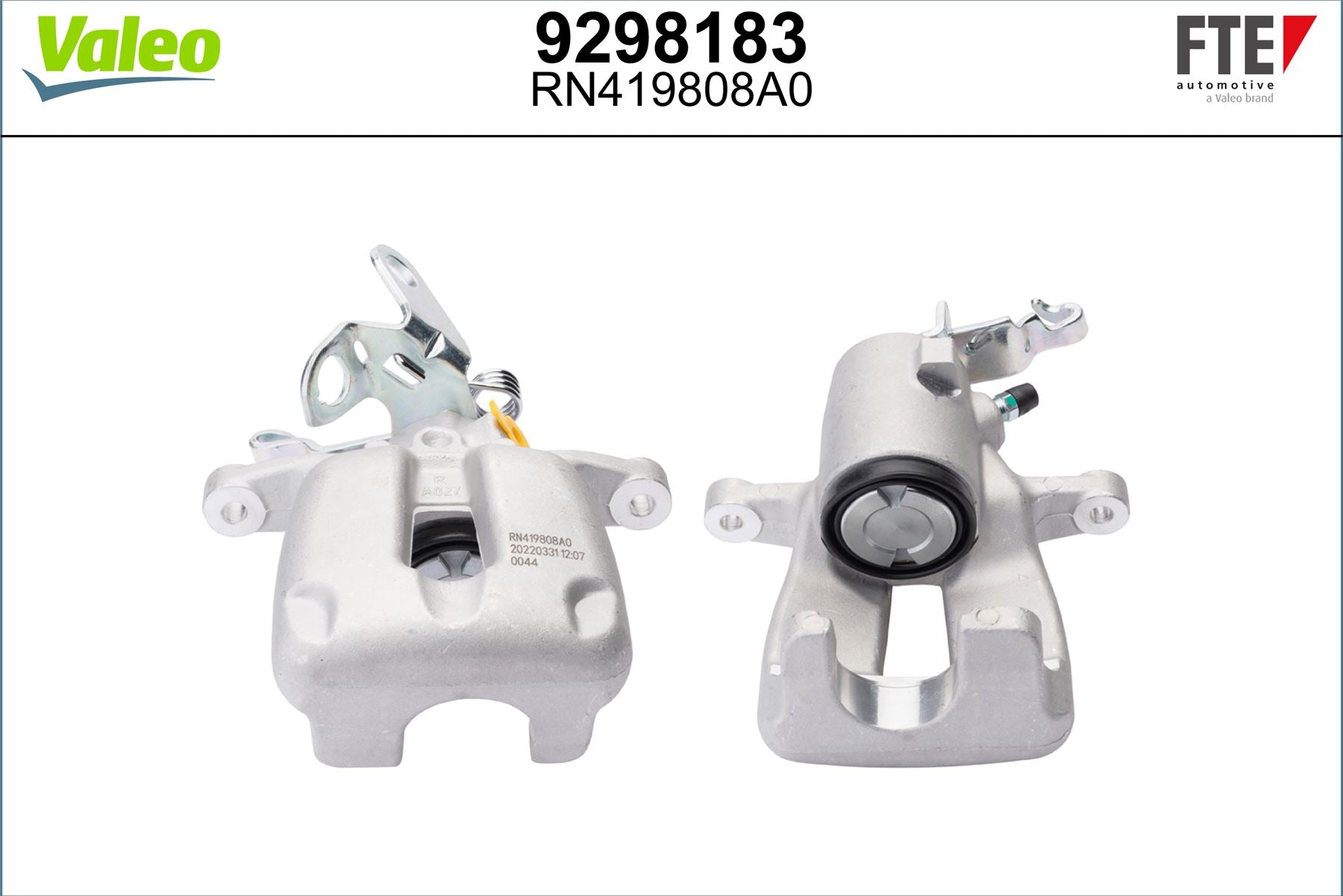 Valeo Right Brake Caliper Right for Audi, Seat & more, OEM quality, OEM 1K0615424, MPN 9298183