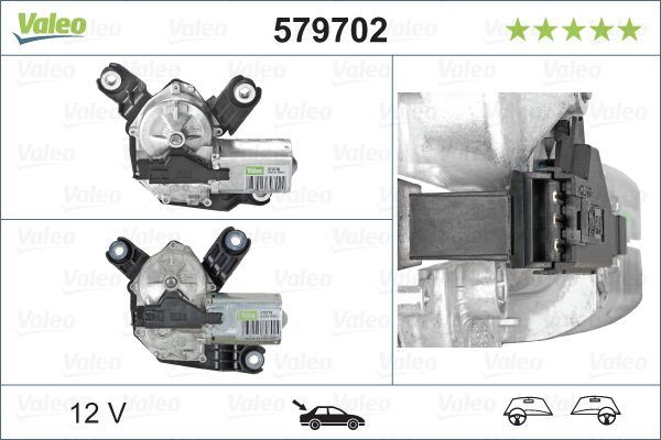Valeo Rear Wiper Motor for Vauxhall, OEM quality, OEM 1273085, MPN 579702