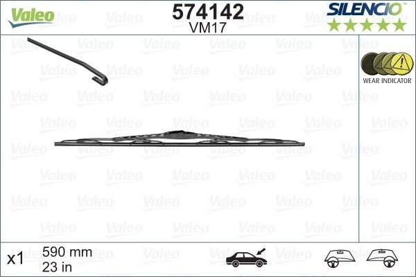 Valeo Front Wiper Blade for Mercedes-Benz, OEM quality, OEM A1248201145 - View 2
