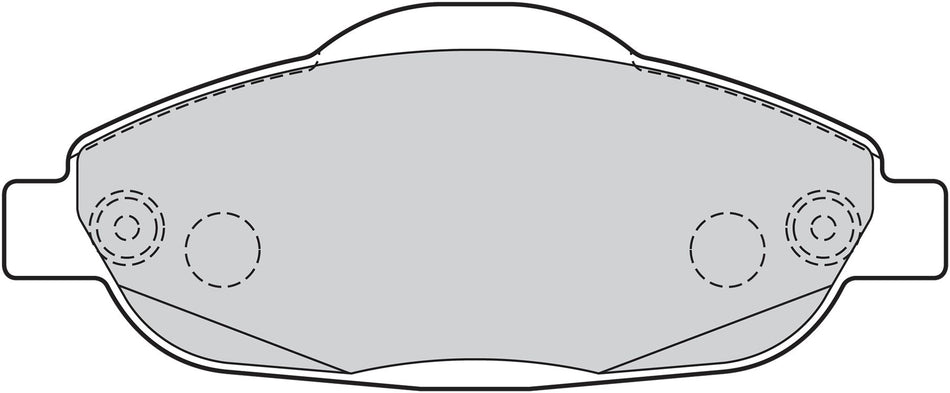 Valeo Front Brake Pad Set for Peugeot, OEM quality, OEM 4253-93, MPN 302215