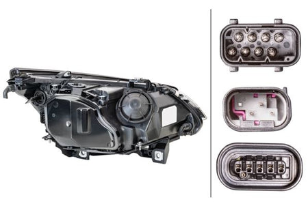 Hella Bi-Xenon Left Headlight for BMW, OEM quality, OEM 6 933 189 - View 2