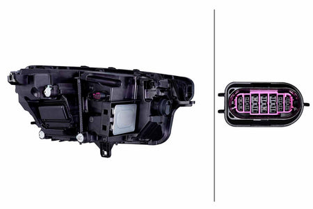 Hella LED Left Headlight for Audi, OEM quality, OEM 85E 941 033 A - View 4