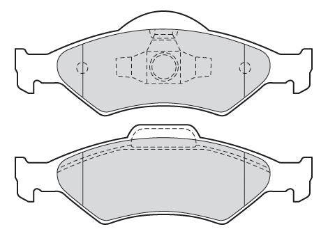 Valeo Front Brake Pad Set for Ford, Mazda & more, OEM quality, OEM 1E12-33-23Z, MPN 301563