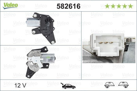 Valeo Rear Wiper Motor for Renault, OEM quality, OEM 8200311486 - View 3
