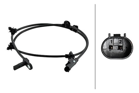 Hella ABS Wheel Speed Sensor for Mercedes-Benz, OEM quality, OEM 4479051503, MPN 6PU 230 048-271