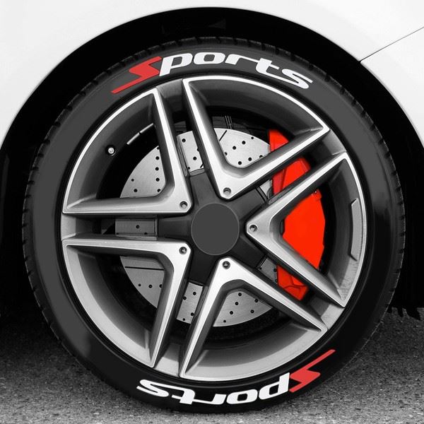 Tire Letter Decal Set | Eurowagens - View 2