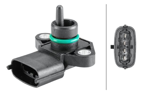Hella Boost Pressure Sensor for Kia & Hyundai, OEM quality, OEM 393002G000, MPN 6PP 358 152-211