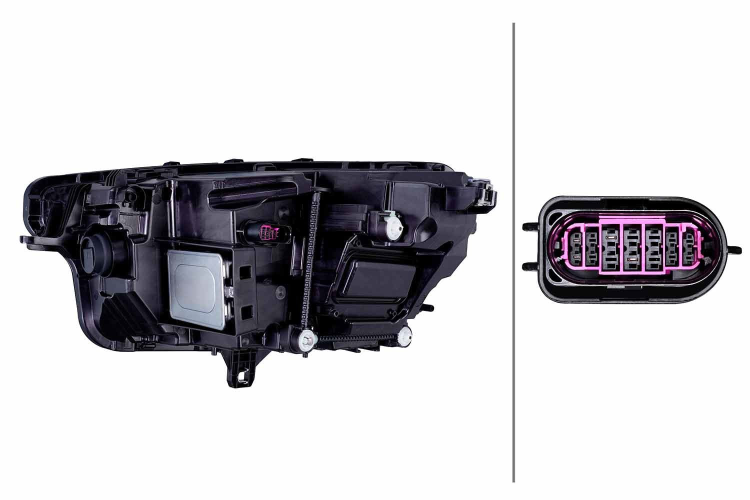 Hella LED Right Headlight for Audi, OEM quality, OEM 85E 941 034 A - View 5