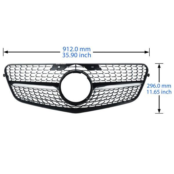 Bumper Grille Front - for Mercedes-Benz - OEM A2128850853 | Eurowagens - View 11