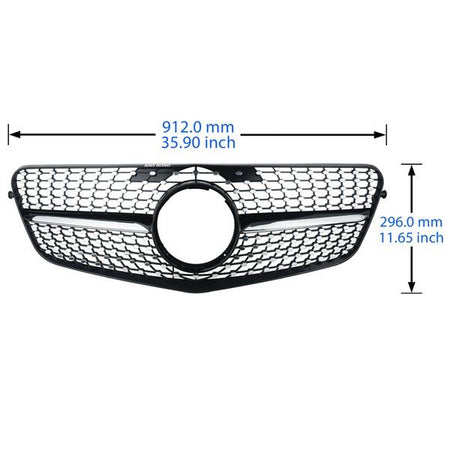 Bumper Grille Front - for Mercedes-Benz - OEM A2128850853 | Eurowagens - View 11