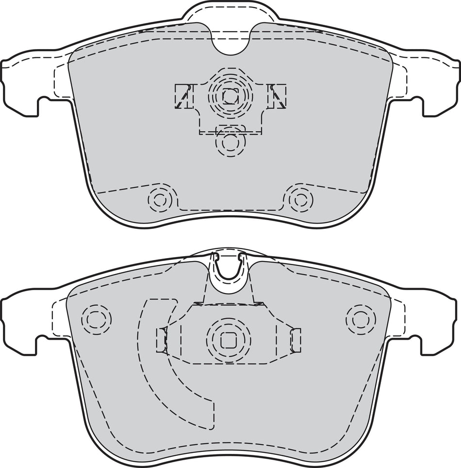 Valeo Front Brake Pad Set for Saab, Holden & more, OEM quality, OEM 1605079, MPN 302064
