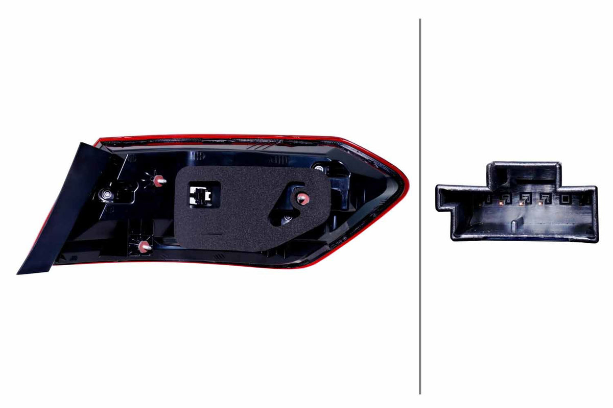 Mercedes-Benz E-Class Left Rear Light, Hella OEM, OEM 2129060703 - View 6