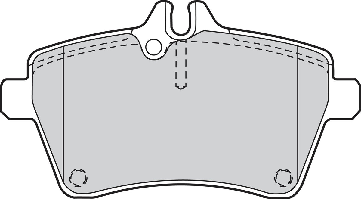 Valeo Front Brake Pad Set for Mercedes-Benz, OEM quality, OEM 1694200220, MPN 302052