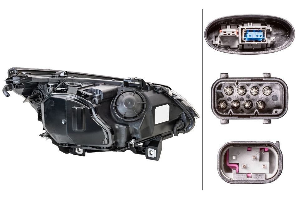 Hella Bi-Xenon Left Headlight – BMW | OEM 63 12 7 160 193