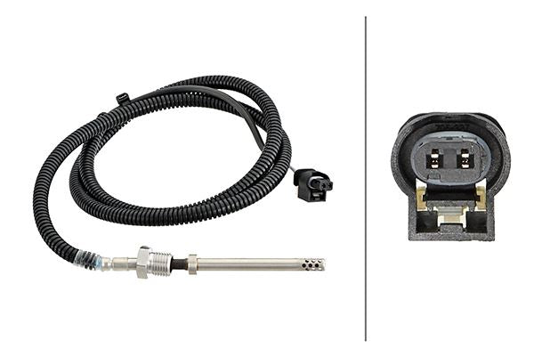 Mercedes-Benz Sprinter 3,5-T Exhaust Gas Temperature Sensor, Hella OEM, OEM 0009058700, MPN 6PT 358 181-731