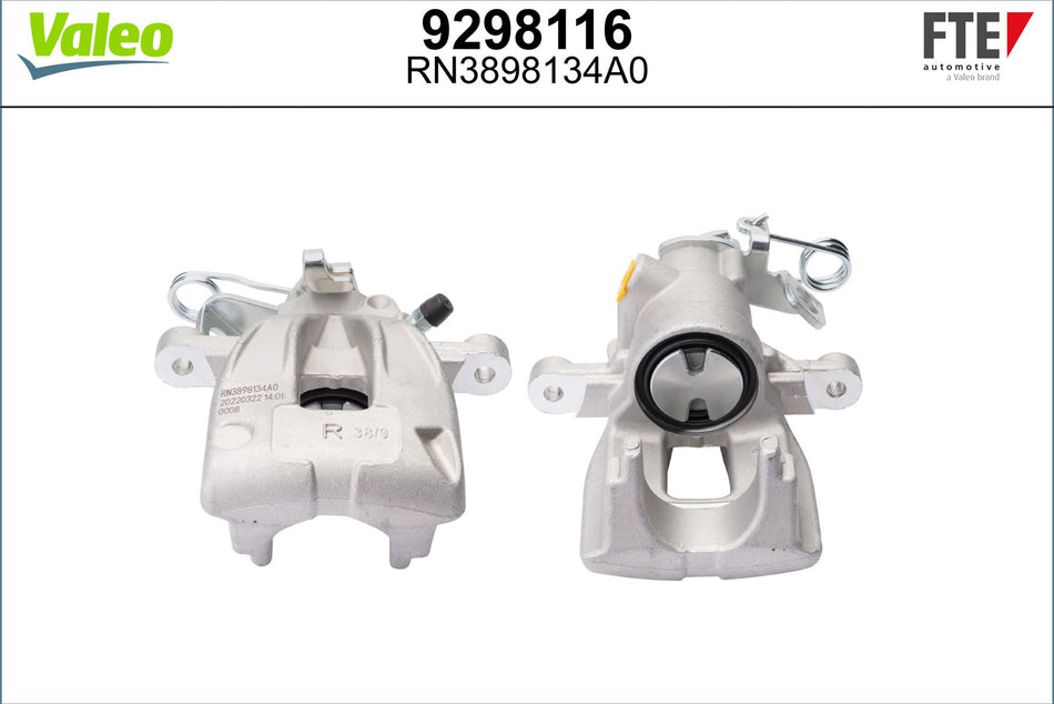 Peugeot 207 Right Brake Caliper Right, Valeo OEM, OEM 4400T1, MPN 9298116