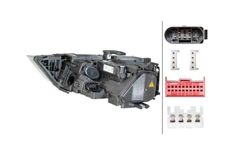 Audi Q3 Right Headlight, Hella OEM, OEM 8U0941044A - View 4