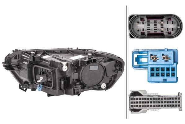 Mercedes-Benz CLA Right Headlight, Hella OEM, OEM 1189063400 - View 4