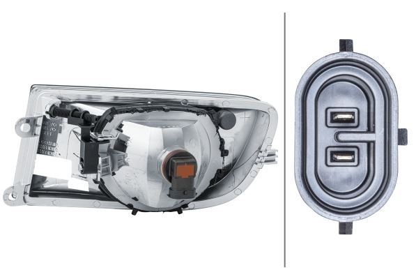 Hella Right Front Fog Light for Skoda, OEM quality, OEM 1Z0 941 700 A - View 4