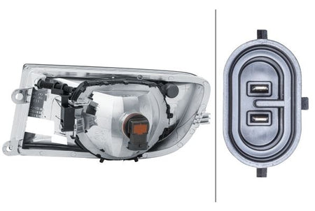 Hella Right Front Fog Light for Skoda, OEM quality, OEM 1Z0 941 700 A - View 4