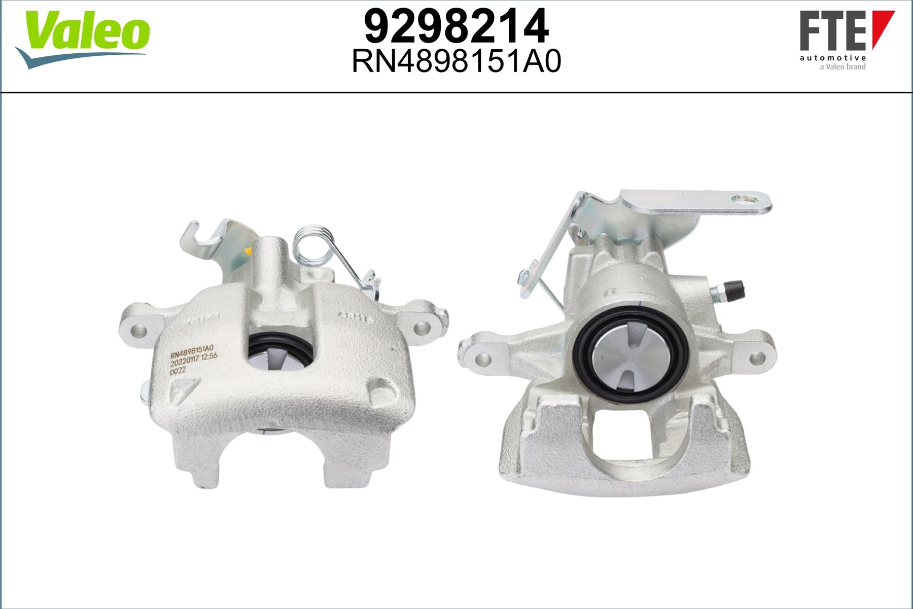 Valeo Left Brake Caliper Left for Ford, OEM quality, OEM 6C112553AB, MPN 9298214