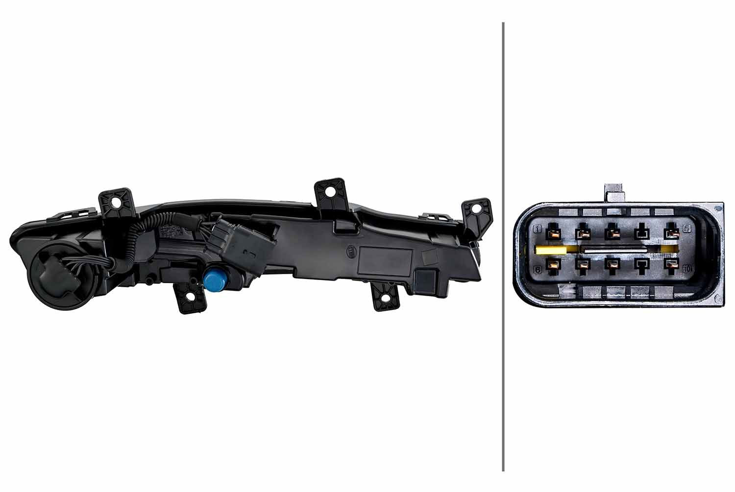 Hella LED Right Daytime Running Light for Peugeot, OEM quality, OEM 9835230880, MPN 2PT 015 041-021