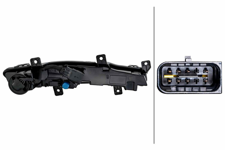 Hella LED Right Daytime Running Light for Peugeot, OEM quality, OEM 9835230880, MPN 2PT 015 041-021