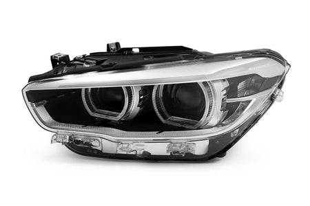 BMW 1 Series Left Headlight, Hella OEM, OEM 63117414143, MPN 1LX 011 929-431
