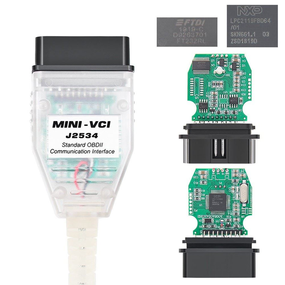 Mini VCI Auto Diagnostic Scanner - OEM V18.00.008 | Eurowagens