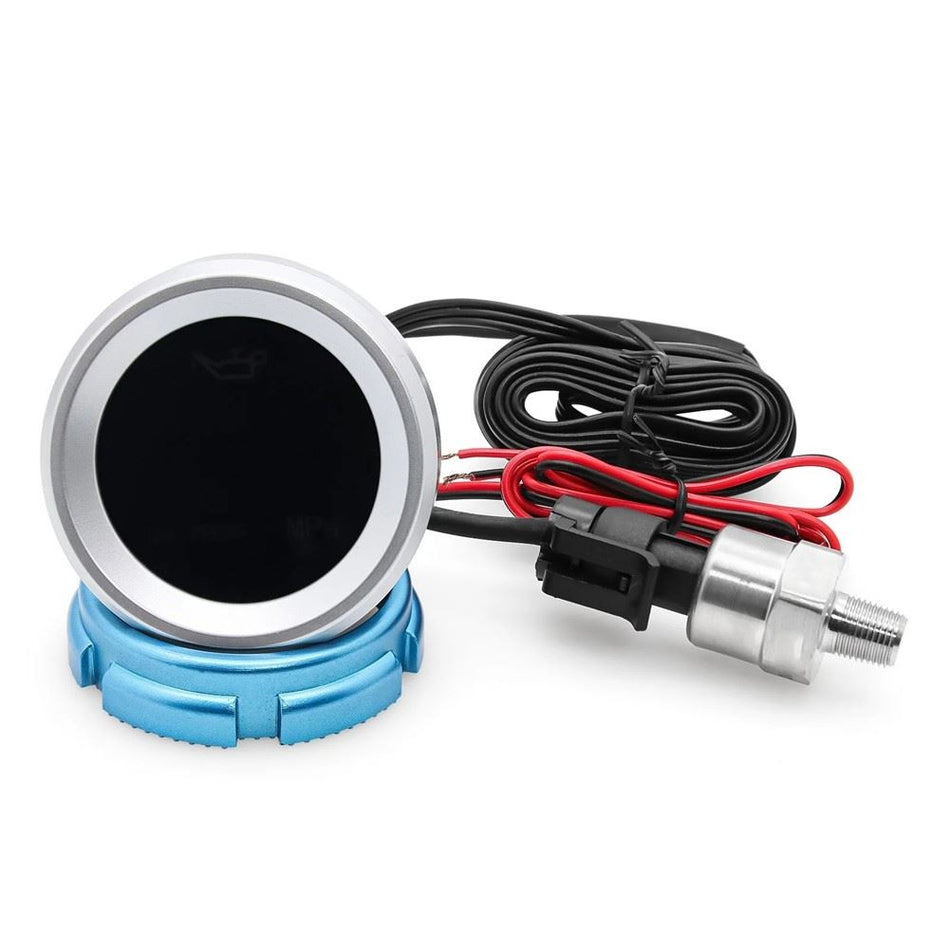 Oil Pressure Gauge with Warning Alarm - OEM 0-1.00MPA | Eurowagens - View 2