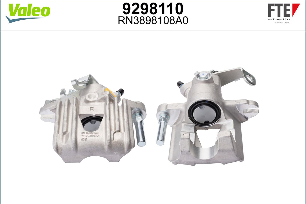 Valeo Right Brake Caliper Right for Vauxhall, OEM quality, OEM 542295, MPN 9298110