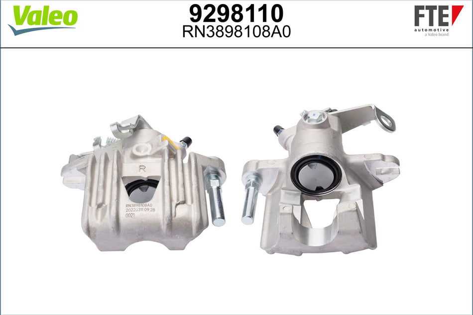 Valeo Right Brake Caliper Right for Vauxhall, OEM quality, OEM 542295, MPN 9298110