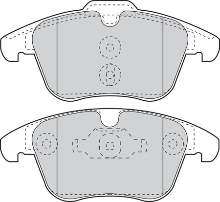 Valeo Front Brake Pad Set for Peugeot & Citroen, OEM quality, OEM 4254-03, MPN 302124