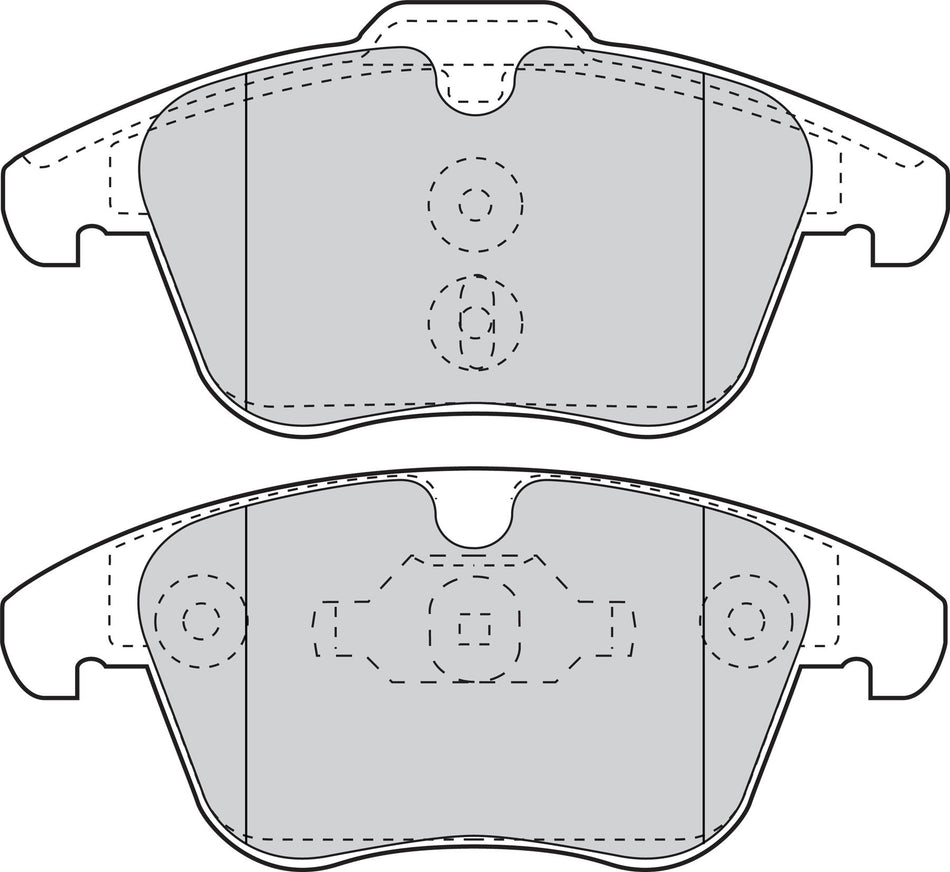 Valeo Front Brake Pad Set for Peugeot & Citroen, OEM quality, OEM 4254-03, MPN 302124