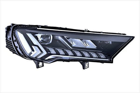 Audi Q7 Right Headlight, Hella OEM, OEM 4M0941040A, MPN 1LX 354 881-101