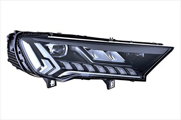 Audi Q7 Right Headlight, Hella OEM, OEM 4M0941040A, MPN 1LX 354 881-101