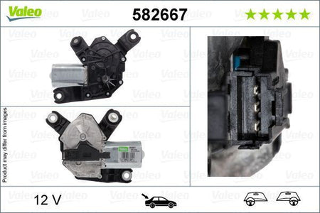 Valeo Rear Wiper Motor for Vauxhall, OEM quality, OEM 1273408 - View 6