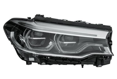 BMW 5 Series Right Headlight, Hella OEM, OEM 63117214964, MPN 1LX 354 836-141