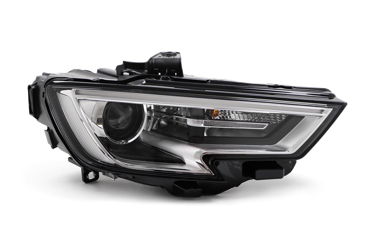 Audi A3 Right Headlight, Valeo OEM, OEM 8V0941044F, MPN 46817