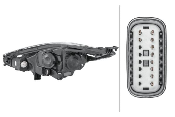 Ford Fiesta VI Right Headlight | Hella OEM 1 767 013