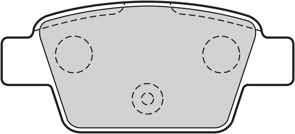 Valeo Rear Brake Pad Set for Fiat, Alfa Romeo & more, OEM quality, OEM 9949280, MPN 301633